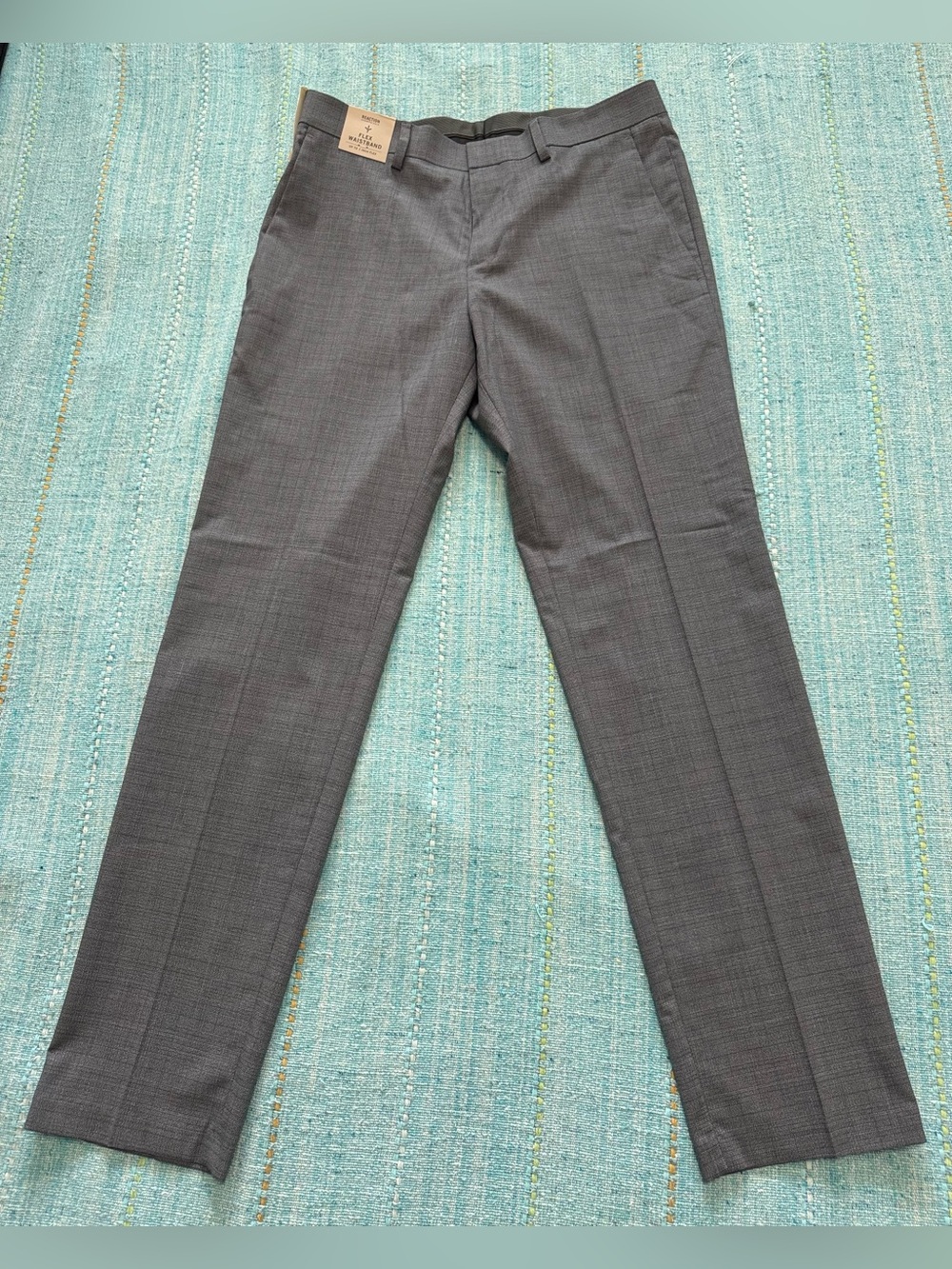 Kenneth Cole Men's Charcoal Gray Flat Front Dress Shorts